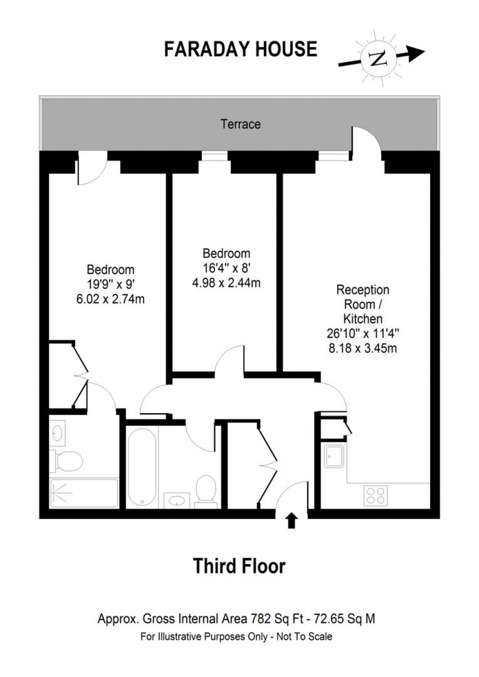 Floorplan for Blandford STreet, London