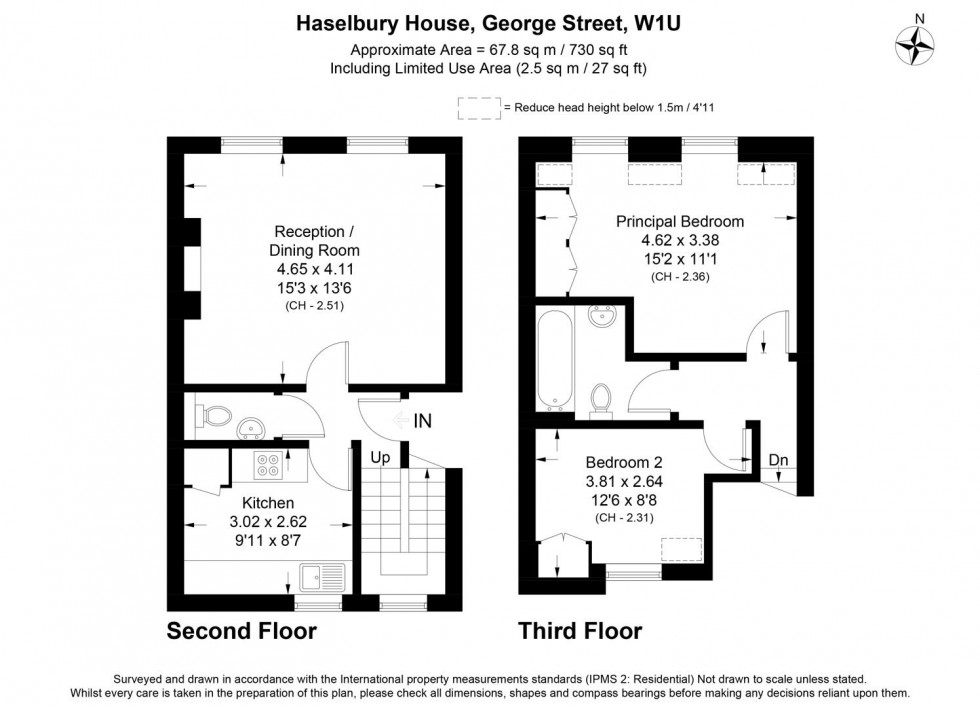 Floorplan for George Street, London