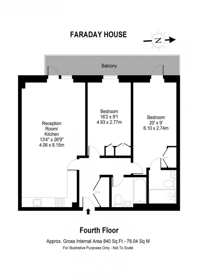 Floorplan for Blandford Street, London