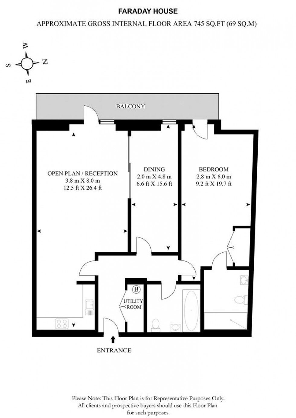 Floorplan for Blandford Street, London