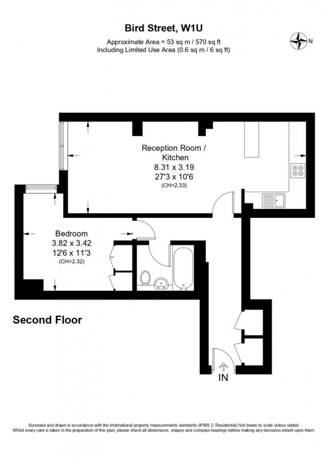 Floorplan for Bird Street, London